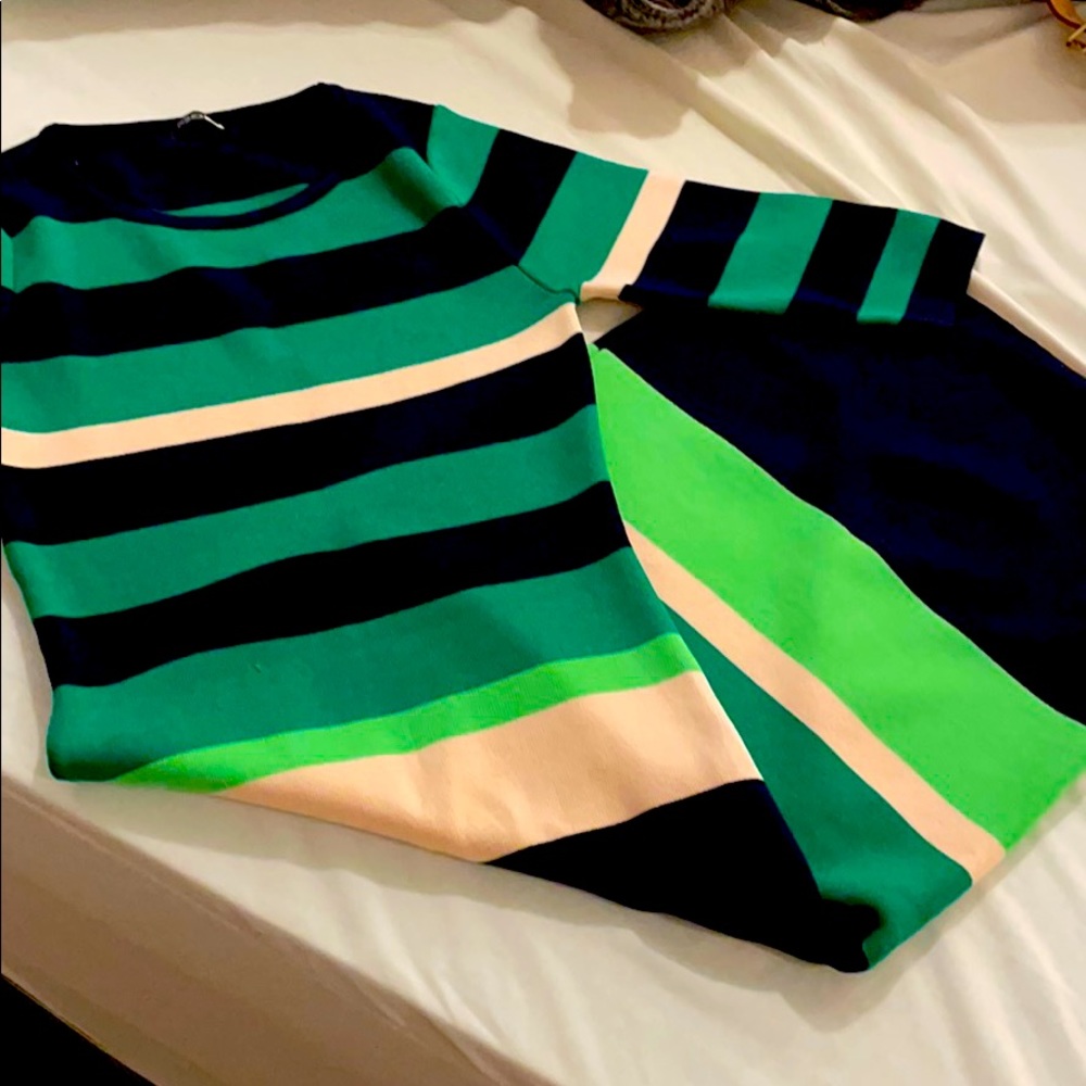 Fashion Nova Striped Sweater Dress 💚